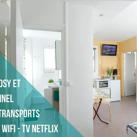 Apartment Studio Cosy Et Fonctionnel, Proche De Paris *